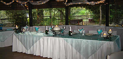 Bushveld Lodge wedding catering at their wedding venue in Nelspruit